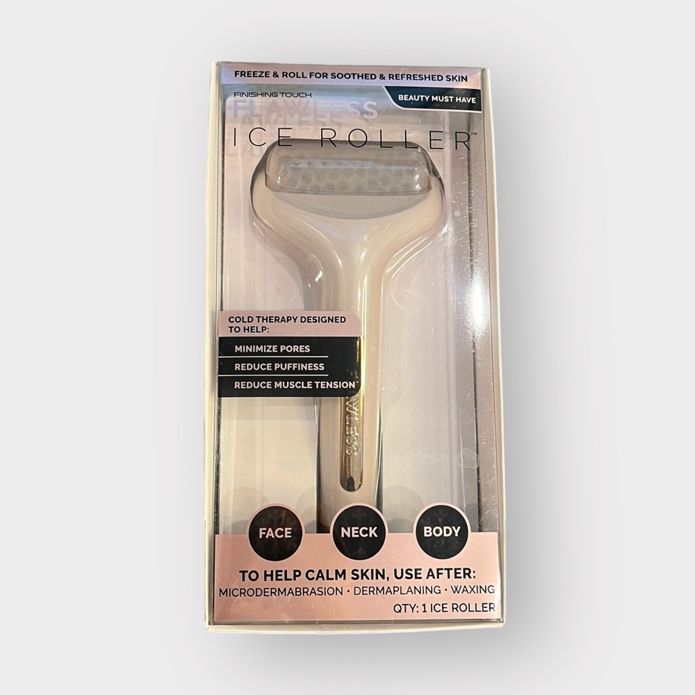 FInishing Touch Flawless Ice Roller - Microdermabrasion, Dermaplanning, Waxing